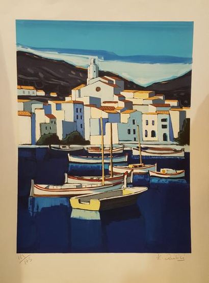 null QUILICI Jean-Claude (né en 1941)

Port de Méditerranée

Lithographie signée...