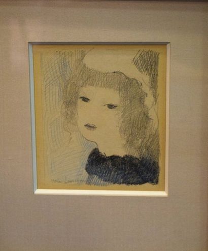 null LAURENCIN  Marie (1885-1956)
Jeune fille
Lithographie rehaussé au crayon de...