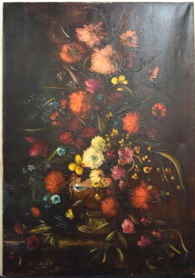 null BIZET R.J. (XXème siècle)

Fleurs 

huile sur toile signée et datée en bas à...