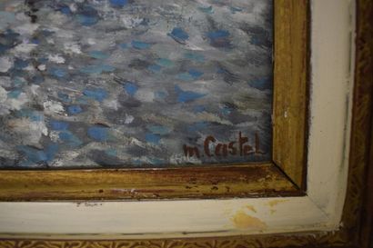 null CASTEL Maurice (né en 1927)

Marine aux voiliers 

Huile sur toile signée en...