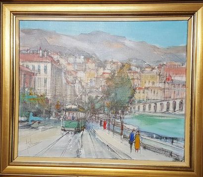 null CLÉRISSI Hubert (1923)

" Monte-Carlo ",

 huile sur toile signée en bas à gauche...