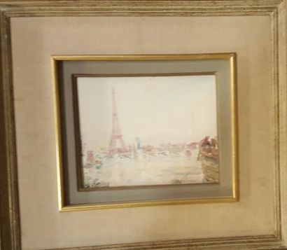 null RIERA Albert (XXème siècle)

La Tour Eiffel

peinture sur carton signé en bas...