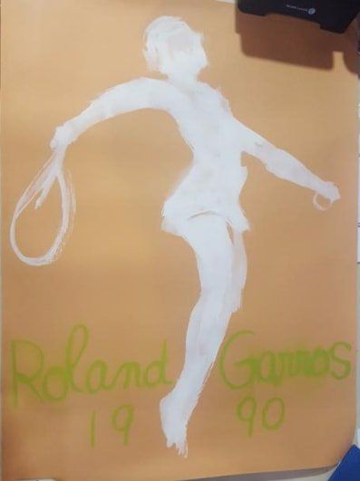 null GARRACHE Claude (1929) 

Roland Garros, 1990 

Affiche 

74.5 x 67 cm. 