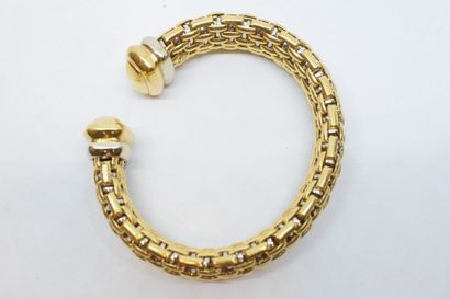 null Bracelet rigide en or jaune 18k (750) 

Poids : 68.1 g.