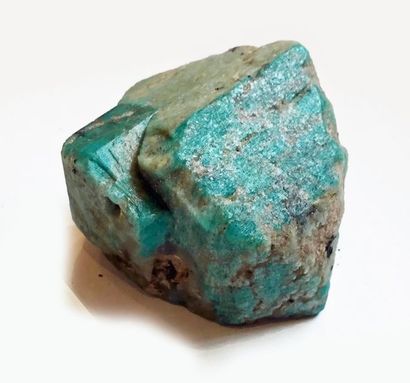 null Cristal d'amazonite naturel ( 9 cm) d'Ethiopie 