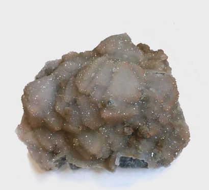 null Belle fluorine capuchonée de quartz (dite "sucre"), Lavellan, Var (20 x 17 x...