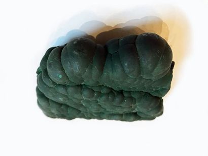 null Malachite mamelonnée vert sombre du Congo (11 x 8 cm)
