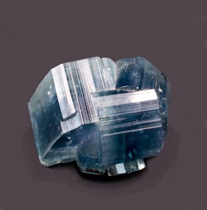null Deux jolis petits minéraux de Panasqueira, Portugal : apatite en cristaux bleu-vert,...