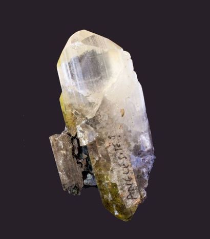 null Beau cristal terminé en pointe d'anglésite (6 cm) de Touissit, Maroc (1990)...