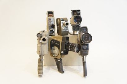 null CAMERAS, ensemble de six caméras diverses : caméra Camex Ercsam type VL avec...