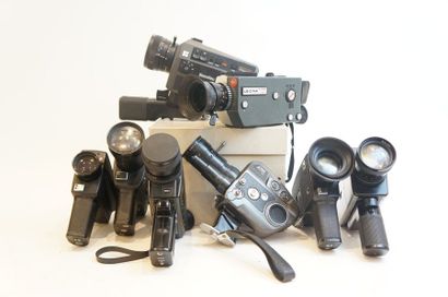 null CAMERAS, ensemble de huit caméras de diverses marques : caméra Beaulieu S2008...