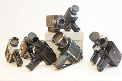 null CAMERA, ensemble de huit caméras de diverses marques : caméra Power Zoom Mirage...
