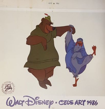 null Studio Disney - Rare ensemble de 2 lithographies par Dan Jeppes et Patrick Cohen....