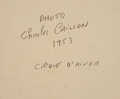 null CAILLON Charles (1927-2011)

Ensemble de quatre photographies sur le thème du...