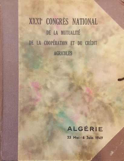 null Fascicule de photos, Algérie 23 mai - 6 juin 1949, 

dans un album "XXXie congrès...