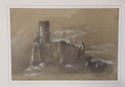null BELLANGER Camille (1853-1923)

Ruine d'un château

Fusain réhaussé de gouache,...
