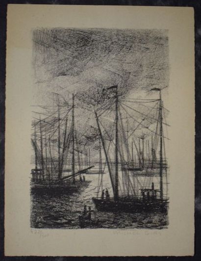 CIRY Michel (né en 1919)

Le port 

Lithographie...
