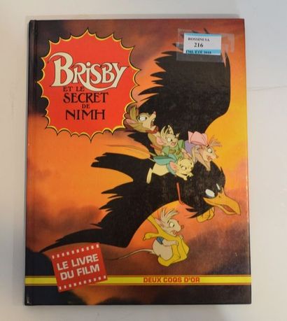 null DON BLUTH - Autographe sur le livre du film "Brisby et le secret de Nimh"