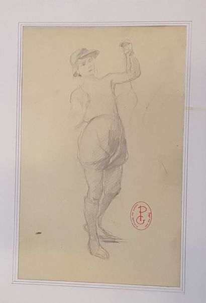 null PICARD Georges (1857-1946)

Ensemble de deux dessins :

Petite fille au ruban

Etude...