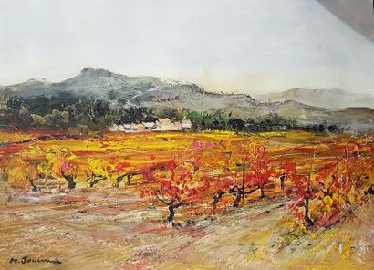 null JOUENNE Michel (né en 1933)

La vigne rouge

Huile sur toile signée en bas à...