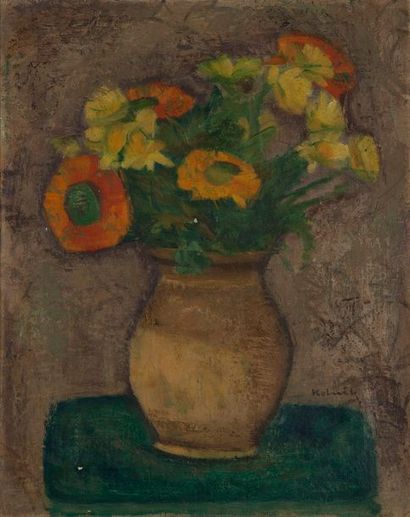 null KOLNIK Arthur, 1890-1972

Bouquet à la table verte

huile sur toile (petits...