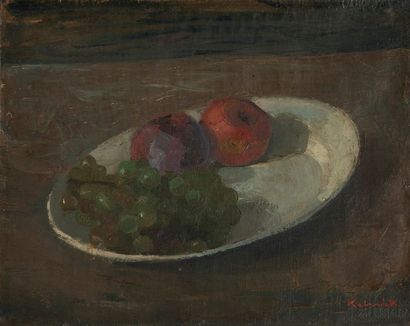 null KOLNIK Arthur, 1890-1972

Pêches et raisins

huile sur toile (usures sur les...