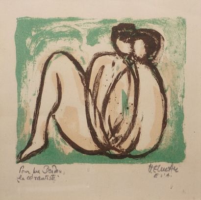 null HELMAN Robert, 1910-1990

Nu au fond vert

lithographie en couleurs EA (insolation),...