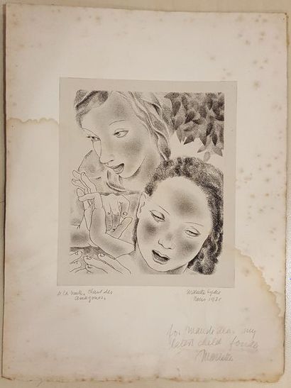 null LYDIS Mariette (1894-1970)



Ensemble de deux lithographies : 



Deux femmes,...