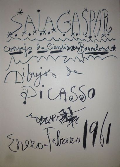 null PICASSO Pablo

Sala Gaspar - Barcelona 1961

Affiche originale lithographie

Imprimée...