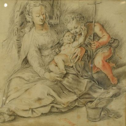 ECOLE ITALIENNE Fin du XVIe siècle

La Vierge...
