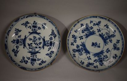 null Chine. Fin XIXème siècle - debut 20ème siècle

Paire d'assiettes en porcelaine...