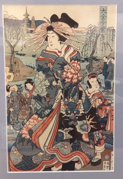 null KUNICHIKA Toyohara (1835-1900)

Scène animée

Estampe japonaise signée 