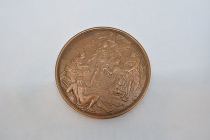 null Médaille en bronze. Edition La Monnaie de Paris.

Avers : profil droit de Louis...