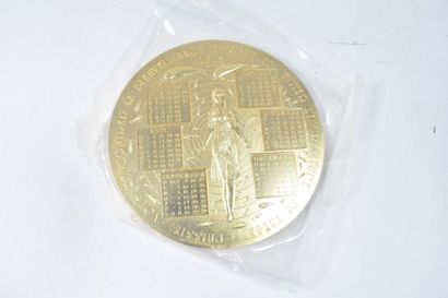 null Médaille de voeux en bronze florentin d'après Levet. Edition La Monnaie de Paris.

Avers...