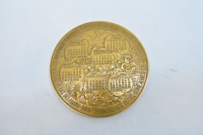null Médaille en bronze florentin d'après Jean. Edition La Monnaie de Paris.

Avers...