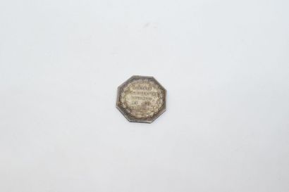 null Jeton octogonal en argent d'ap. N.P. Tiolier (1784-1853)

Revers : société d'agriculture...