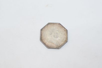 null Jeton octogonal en argent d'ap. de Puymaurin

Avers : Louis XVIII.Roi de France...