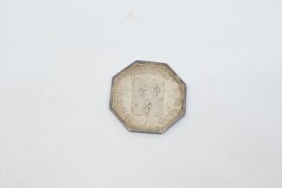 null Jeton octogonal en argent d'ap. de Puymaurin

Avers : Louis XVIII.Roi de France...