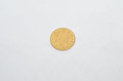 null Pièce en or de type Napoléon tête laurée 1861 A.

Poids : 6,45 g.