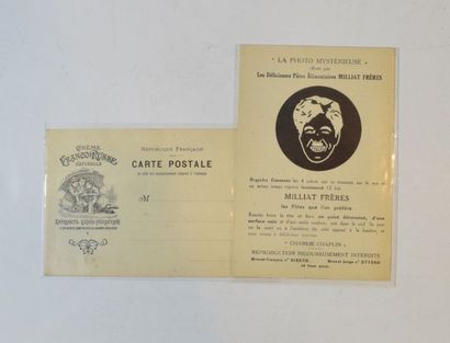 null CARTES AMUSANTES - PUBLICITE

Lot de 2 cartes postales anciennes noir et blanc...