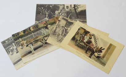 null VICHY - LAITIERES - ATTELAGES d'âne - VARIATIONS

5 cartes postales 

Vichy...