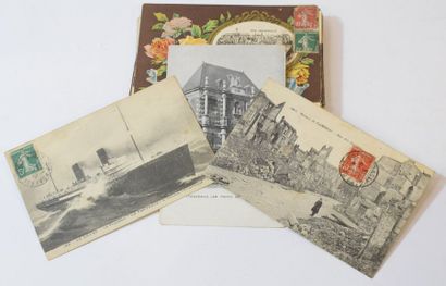 null HAUTS DE FRANCE

Ensemble de 57 cartes postales anciennes illustrant les villes...