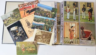 null VRAC - nombreuses cartes modernes et reproductions : 

Brassens, costumes militaires...
