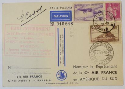 null [ Philatélie ] [ Poste aérienne ]

Carte postale promotionnelle Air France,...