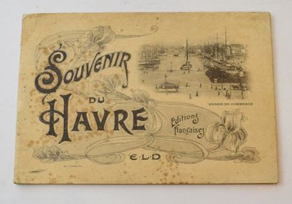 null Un carnet grand format "Souvenir du Havre" par E.L.D. 

16 CP photos. 