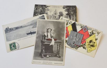 null [ Carte postale ] [ Belgique ] 

Ensemble de trente-neuf cartes postales dont...