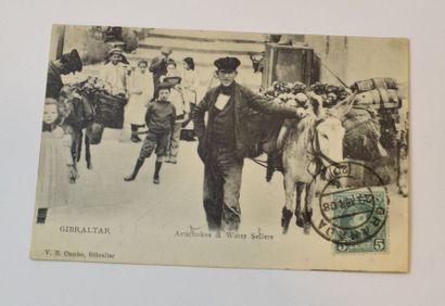 null [ Cartes postales ] [ Petit métier ] [ Gibraltar ]

Antichokes & water sellers...