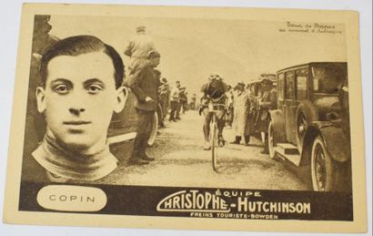 null [ Carte postale ] [ Publicitaire ] [ Cyclisme ]

CHRISTOPHE - HUTCHINSON freins...