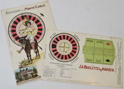 null [ Carte postale ] [ Casino ]

Ensemble de deux cartes postales :

La roulette...