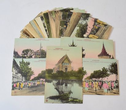 null [ Carte postale ] [ Cambodge ]

Ensemble de vingt-neuf cartes postales dont...